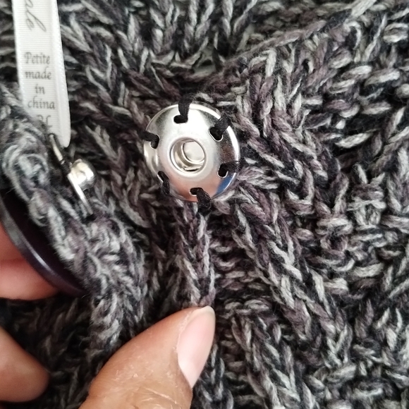 Petite Chucky Knit Cardigan - Picture 9 of 12